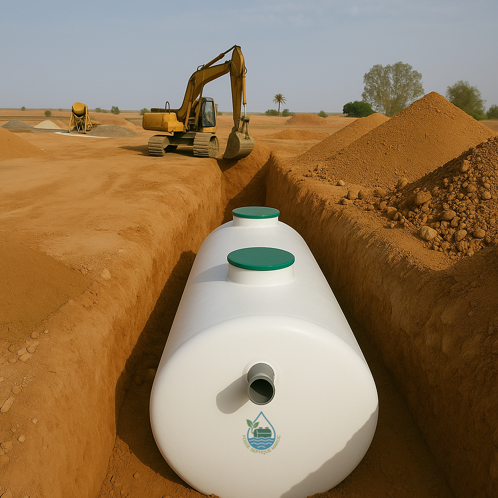 Installation fosse septique